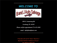 Tablet Screenshot of bandjauto.com
